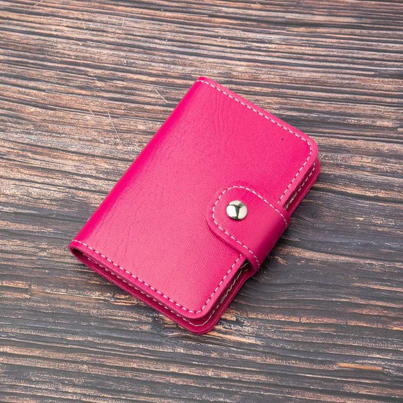 Men And Women Light-weight Thin Simple Leather Document Package