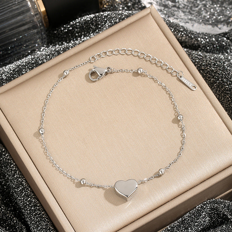 Love Titanium Steel Necklace Women's Fashion Simple Clavicle