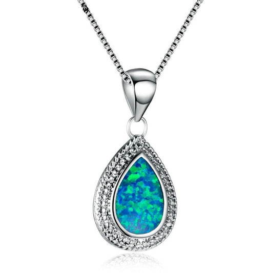 Opal Fashion Rhinestone Zircon Clavicle Chain Female