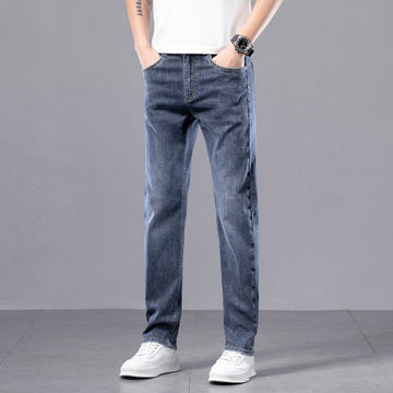 Men's Straight Slim Stretch Casual Pants